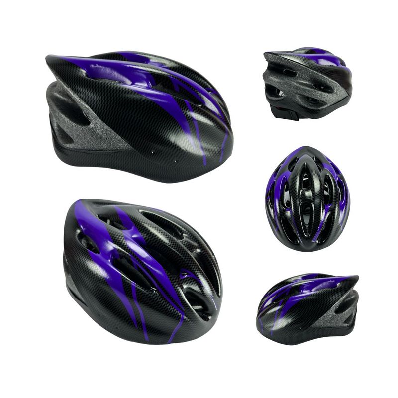 BASIC - Casco Patinaje Ciclismo Aerodynamic Niños Y Adultos Morado
