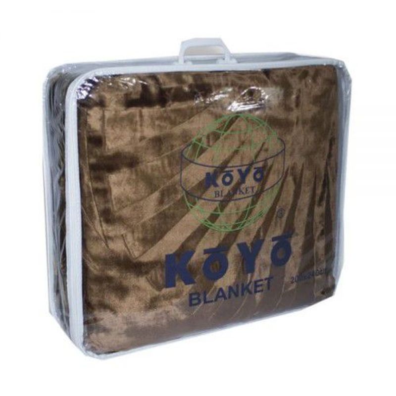 KOYO - Cobija Térmica 200x240 cm Repujada Koyo - Café