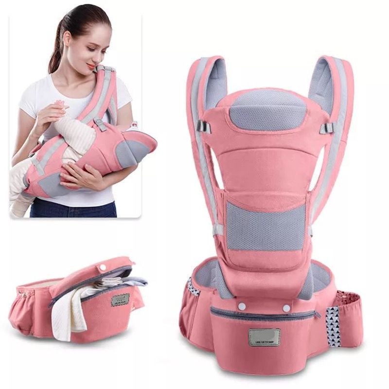 BABY ON - Cargador De Silla Ergonómico Para Bebes Rosa