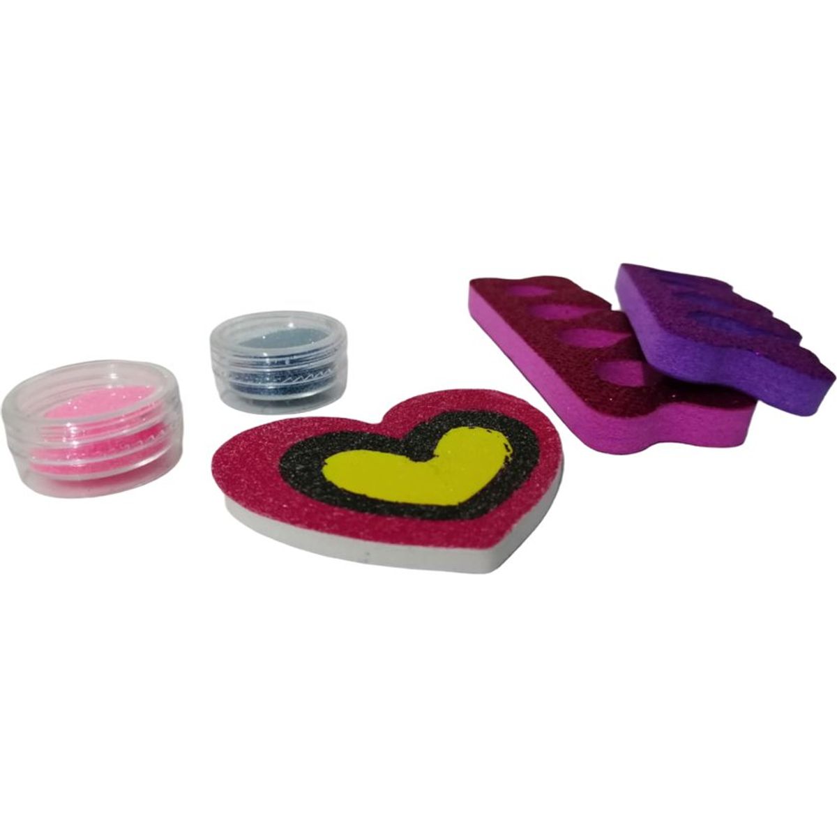 JUGUETERIA EXPRESS - Kit set de uñas para niñas juguete con accesorrios