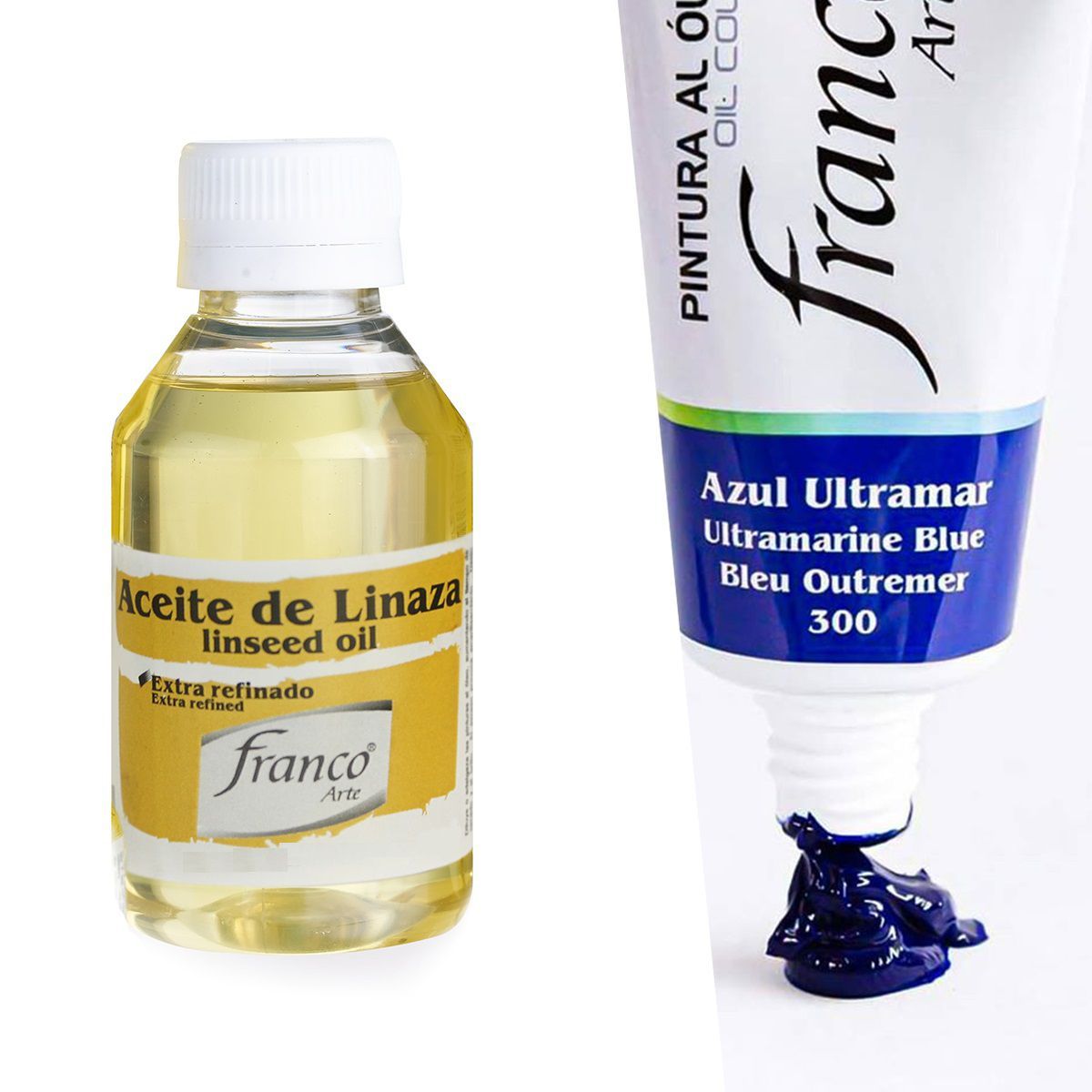 FRANCO ARTE - Aceite De Linaza 120 Cm2 Franco Arte Para Pintura Oleo