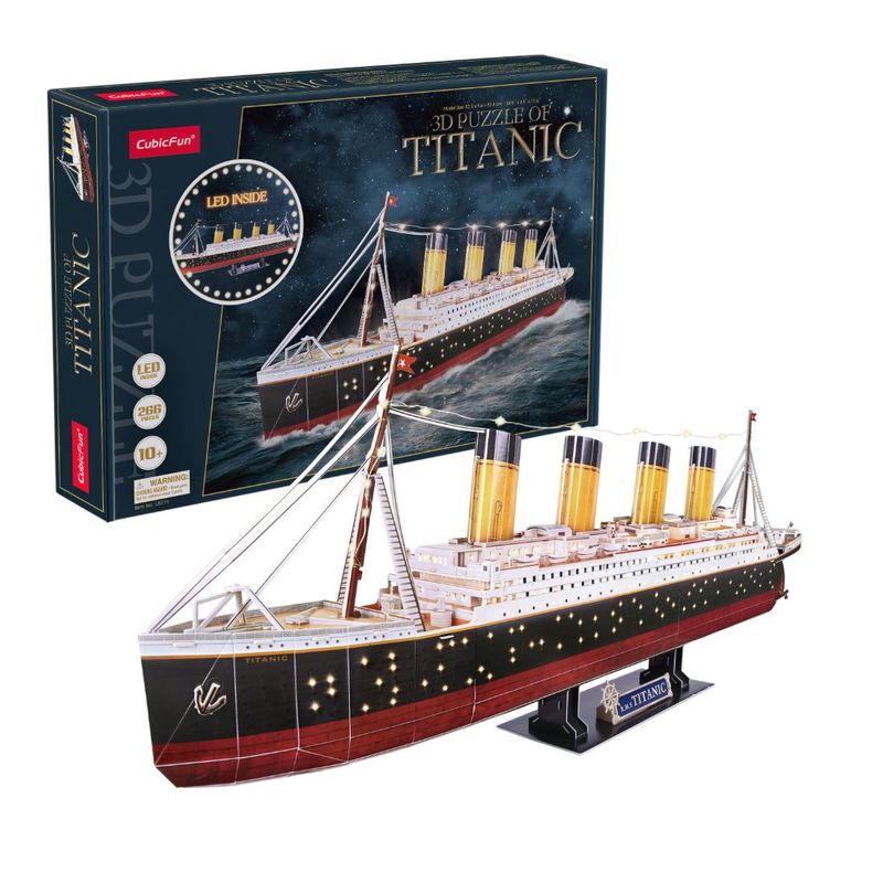 CUBICFUN - Rompecabezas Armable Titanic 3D - 266P_.