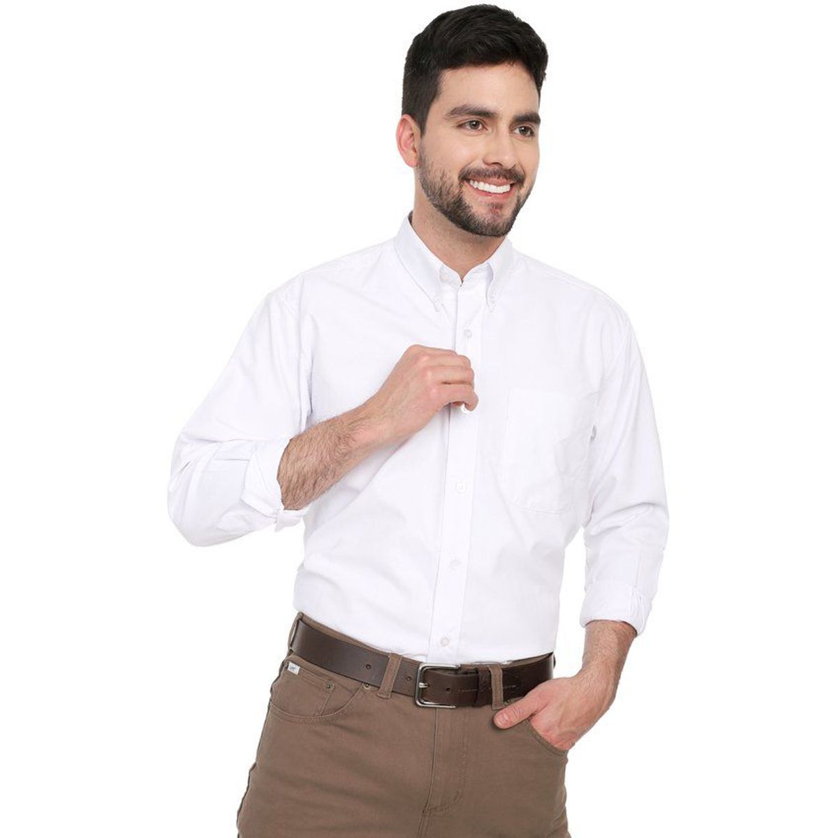 LEC LEE - Camisa Blanca Manga Larga Lec Lee