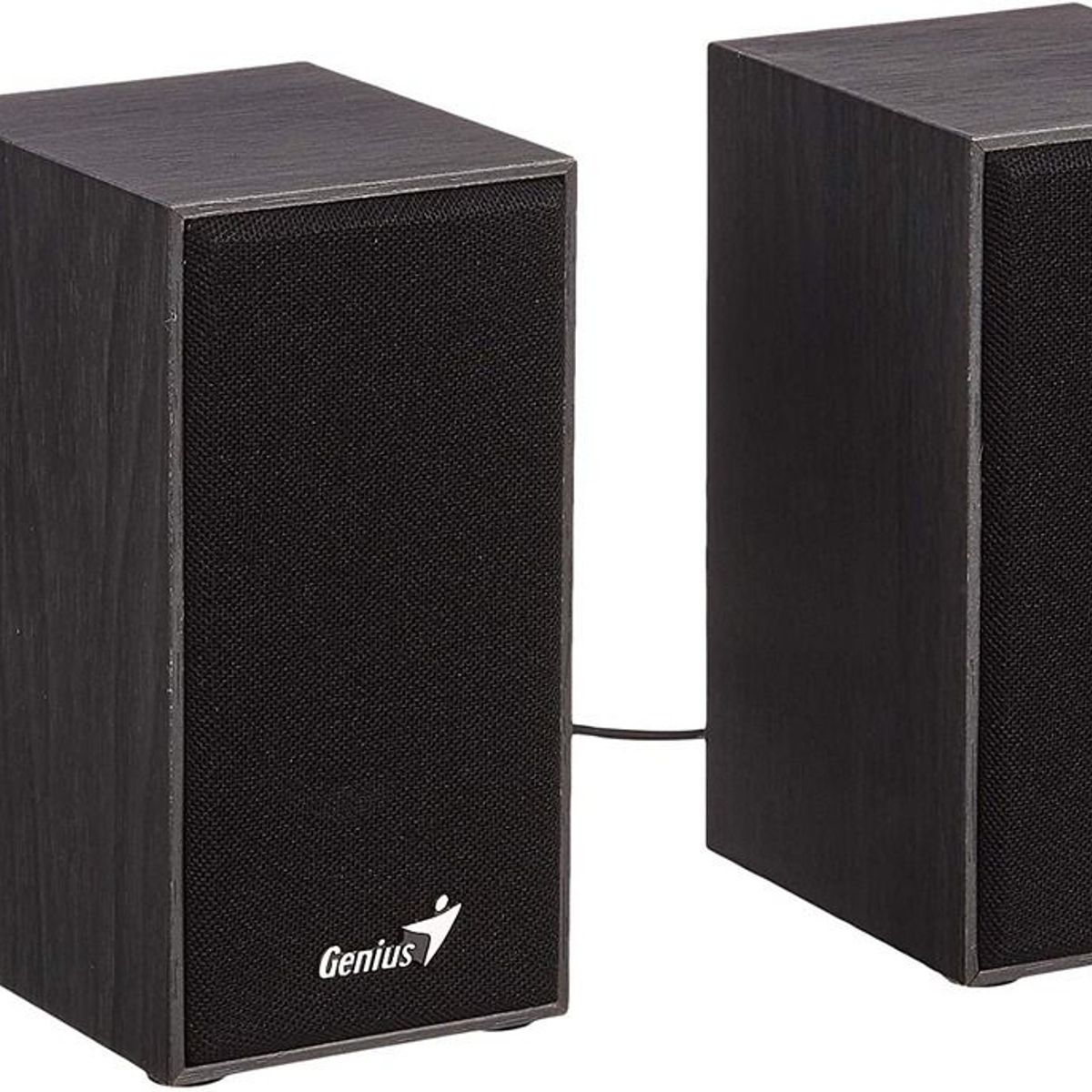 ZER - PARLANTES GENIUS SP - HF180 MADERA 6 WATTS 3.5 MM USB NEGRO