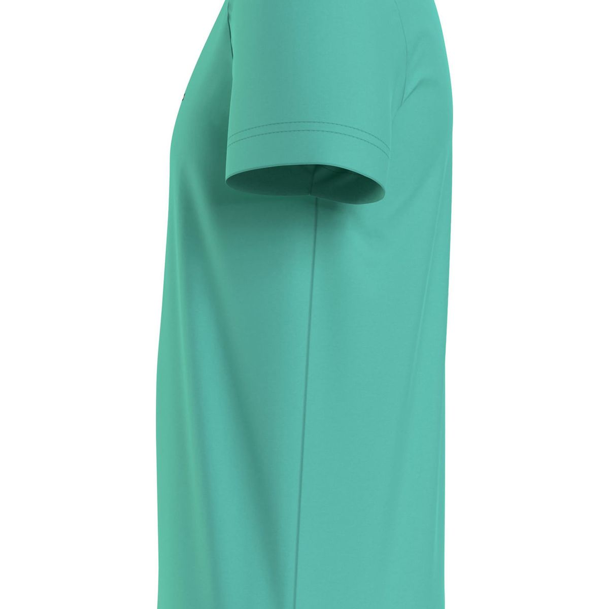 TOMMY HILFIGER - Camiseta verde essential con logo Tommy Hilfiger