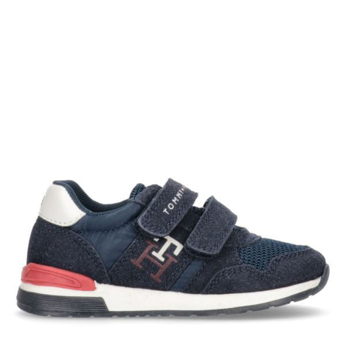 TOMMY HILFIGER - Tenis Deportivo Niño Con Velcro Azul Tommy Hilfiger