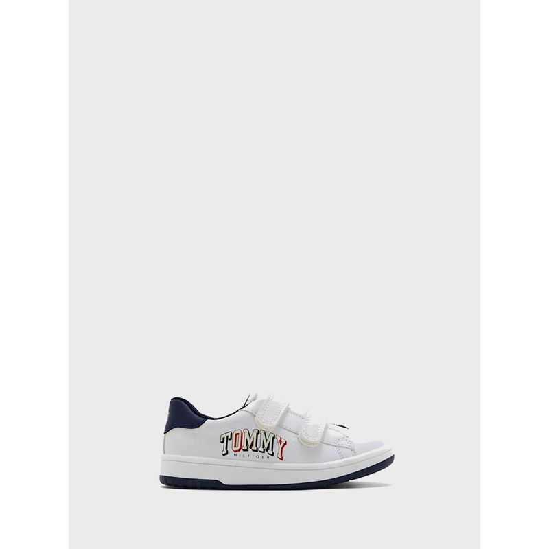 TOMMY HILFIGER - Tenis Blancos Con Velcro Para Niño Tommy Hilfiger