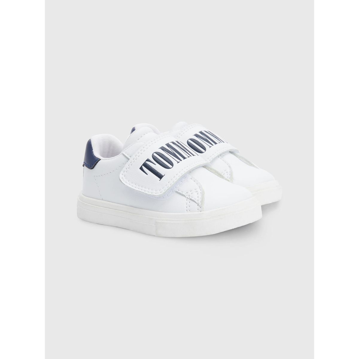 TOMMY HILFIGER - Tenis Velcro Deportiva Niño Blanco Tommy Hilfiger