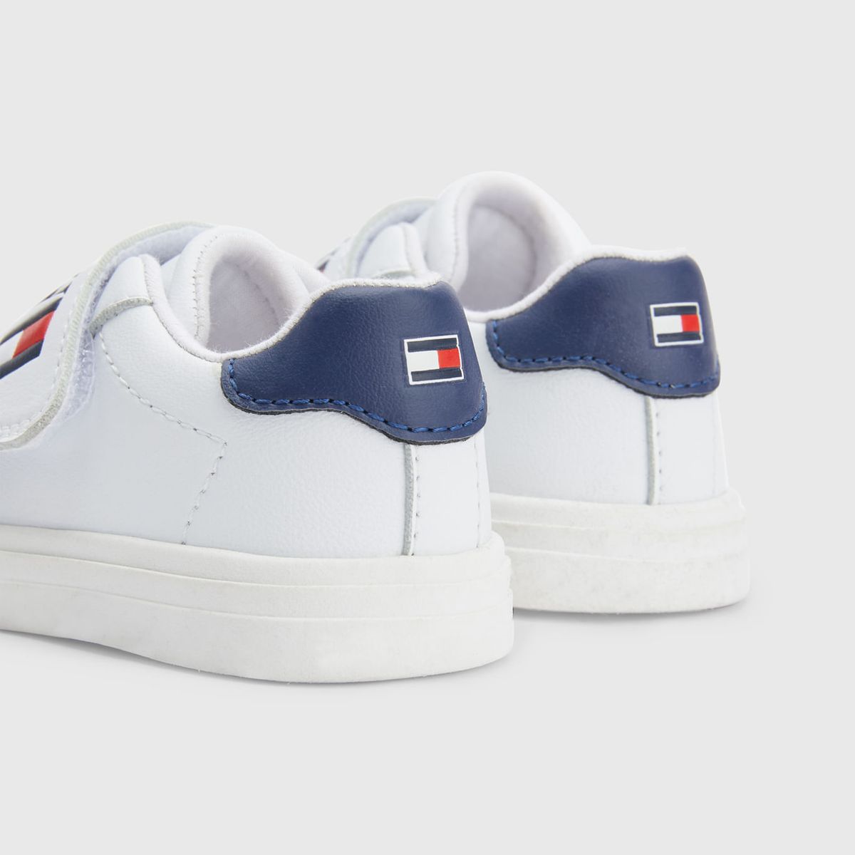 TOMMY HILFIGER - Tenis Velcro Deportiva Niño Blanco Tommy Hilfiger