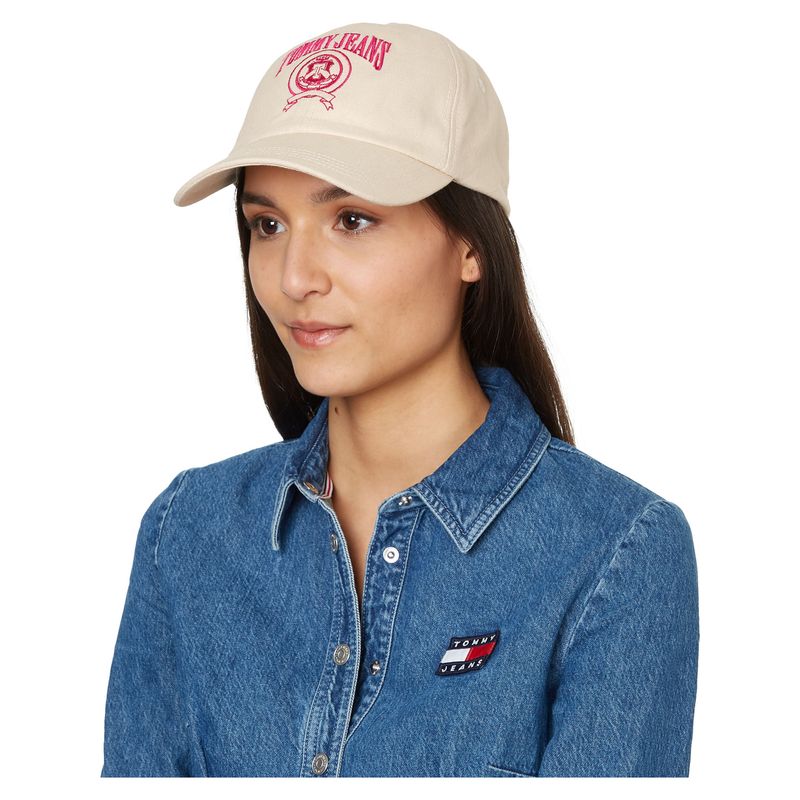 TOMMY HILFIGER - Gorra Deportiva Canvas Mujer Blanco Tommy Jeans