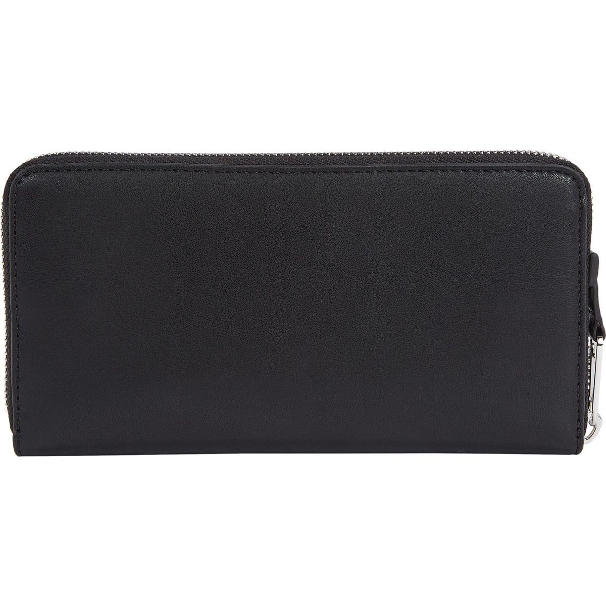 TOMMY HILFIGER - Cartera Grande Con Cremallera Y Logo Mujer Negro Tommy Hilfiger