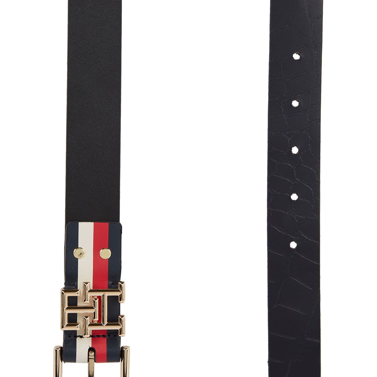 TOMMY HILFIGER - Cinturón Reversible Cuero Con Monograma Para Mujer Tommy Hilfiger