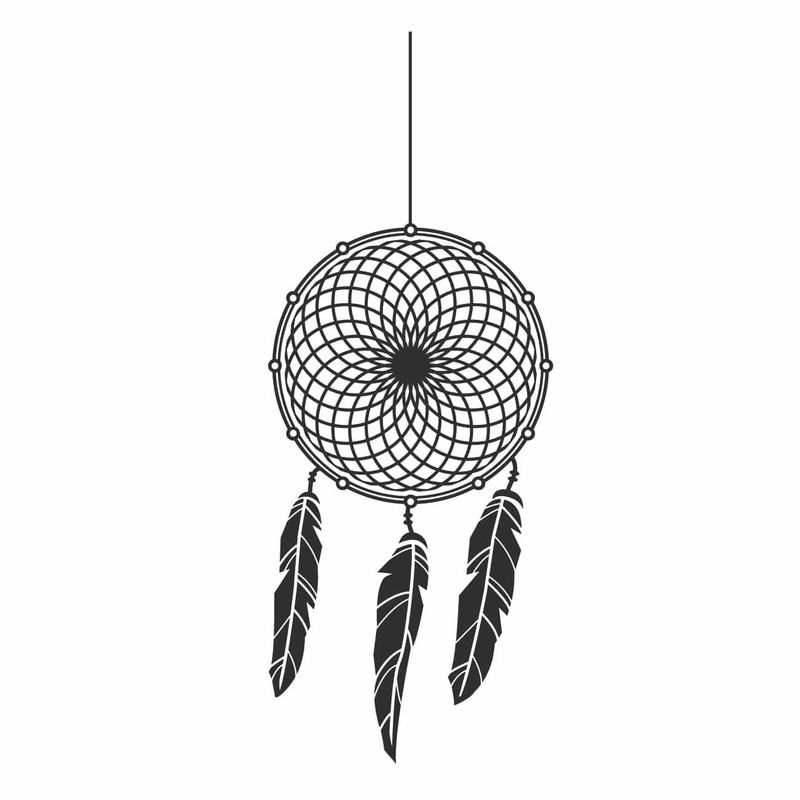 ADAZIO - Vinilo Decorativo de Atrapasueños Nagwaagan L - 45cm x 85cm (ancho x alto)