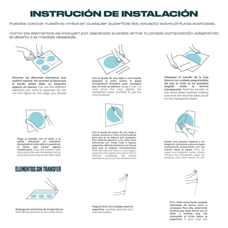 ADAZIO - Vinilo Decorativo Infantil Medidor de Aves