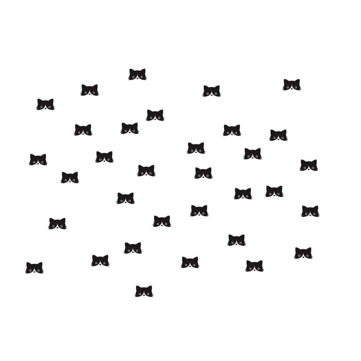 ADAZIO - Vinilo Patrón Cara de Gato XL - 300cm x 300cm ancho x alto