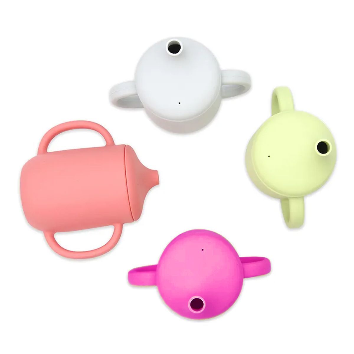 ENFANT'ASY - Vaso Pitillo Silicona Bebés Taza Entrenamiento Con Cepillo