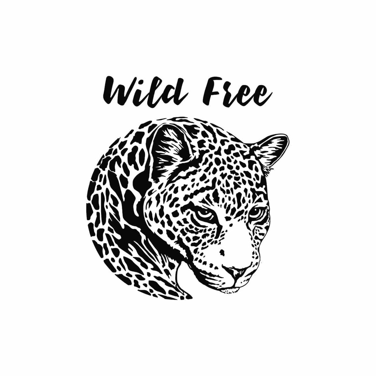 ADAZIO - Vinilo Decorativo Wild free S - 66cm x 73cm (ancho x alto)