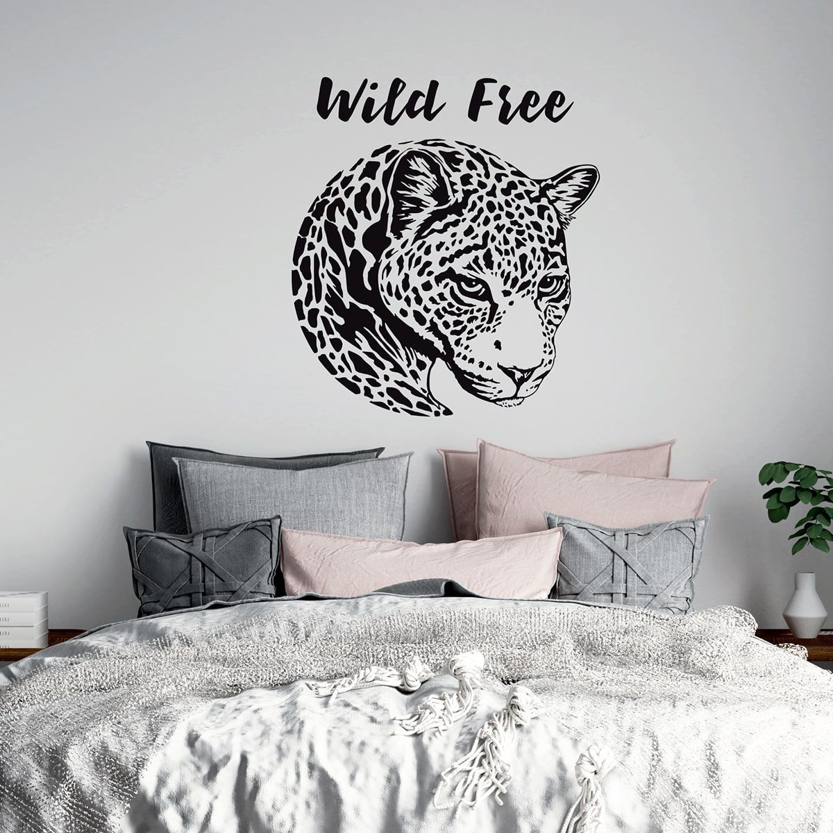 ADAZIO - Vinilo Decorativo Wild free S - 66cm x 73cm (ancho x alto)
