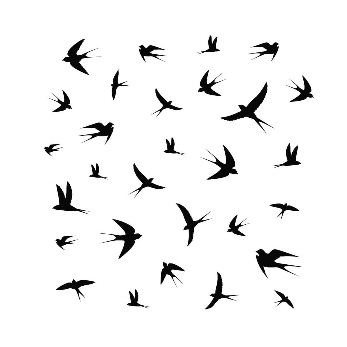 ADAZIO - Vinilo Decorativo de Golondrinas