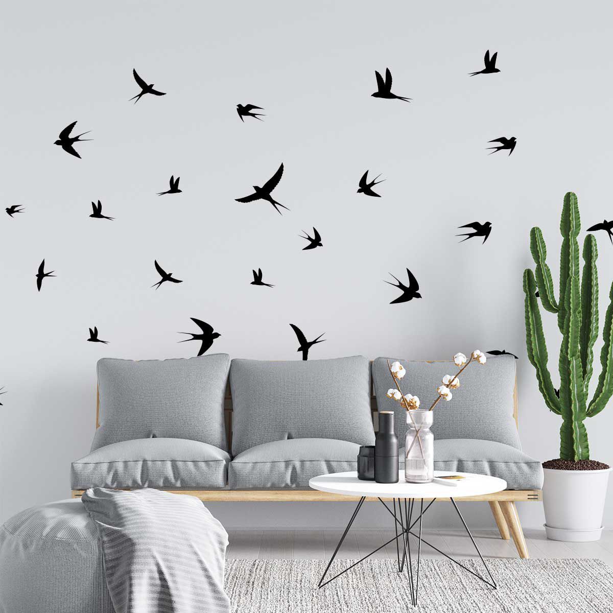 ADAZIO - Vinilo Decorativo de Golondrinas
