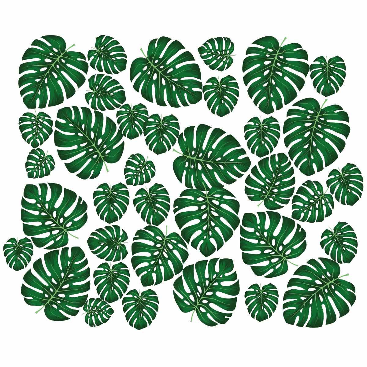ADAZIO - Vinilo Decorativo Floral Monstera XL - 235cm x 235cm ancho x alto