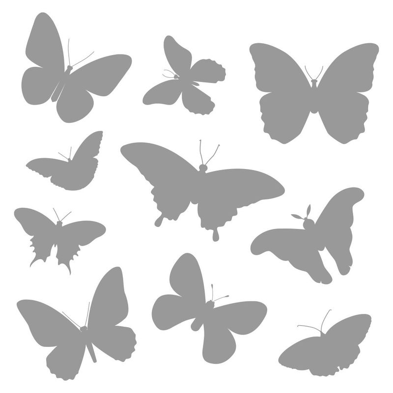 ADAZIO - Vinilo Esmerilado de Mariposas