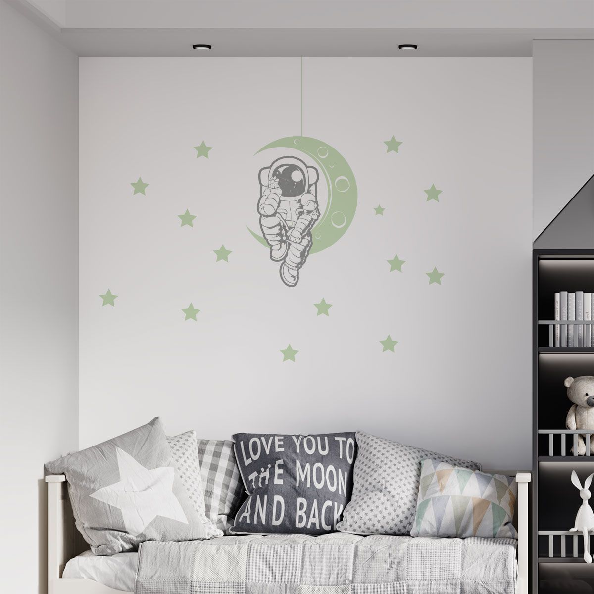 ADAZIO - Vinilo Astronauta Fotoluminiscente XS - 100cm x 94cm (ancho x alto)