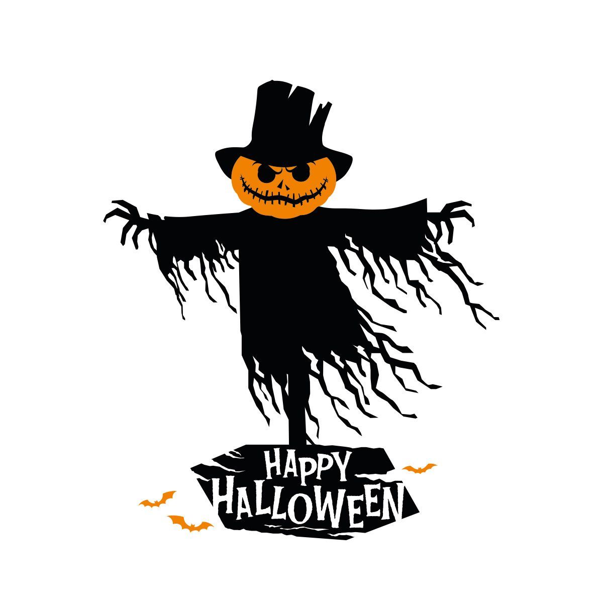 ADAZIO - Vinilo Espantapájaros de Halloween