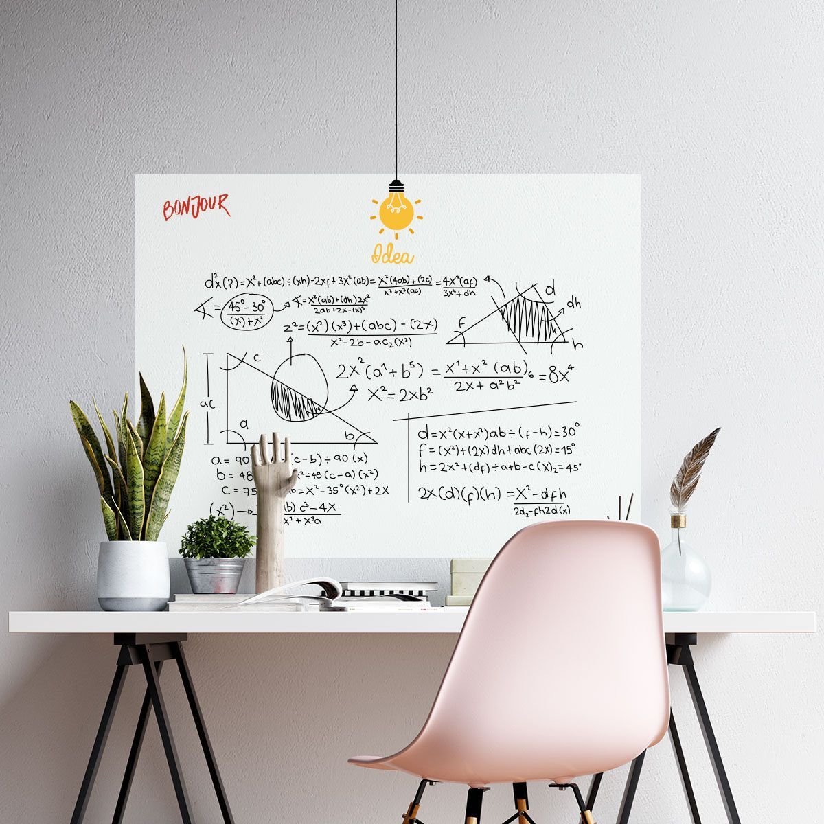 ADAZIO - Vinilo Adhesivo tipo Borraseco S - 127cm x 75cm (ancho x alto)