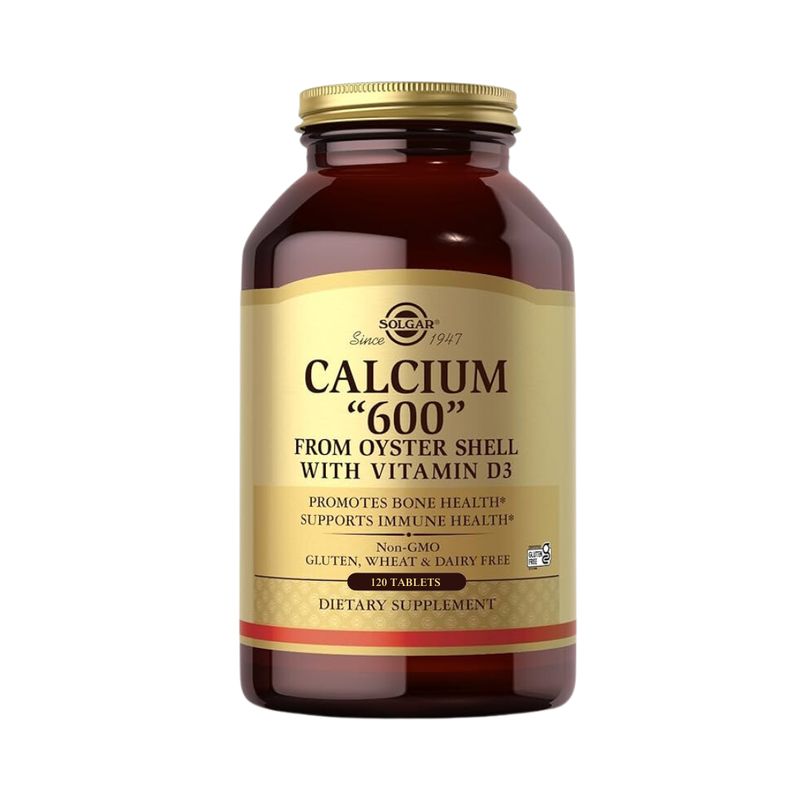 SOLGAR - CALCIUM 600 MG X 120 TABLETAS SOLGAR