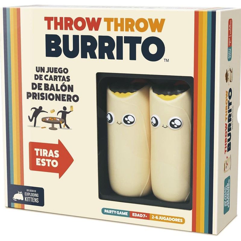 ASMODEE - Juego De Mesa Throw Throw Burrito Juego De Mesa Para Adultos