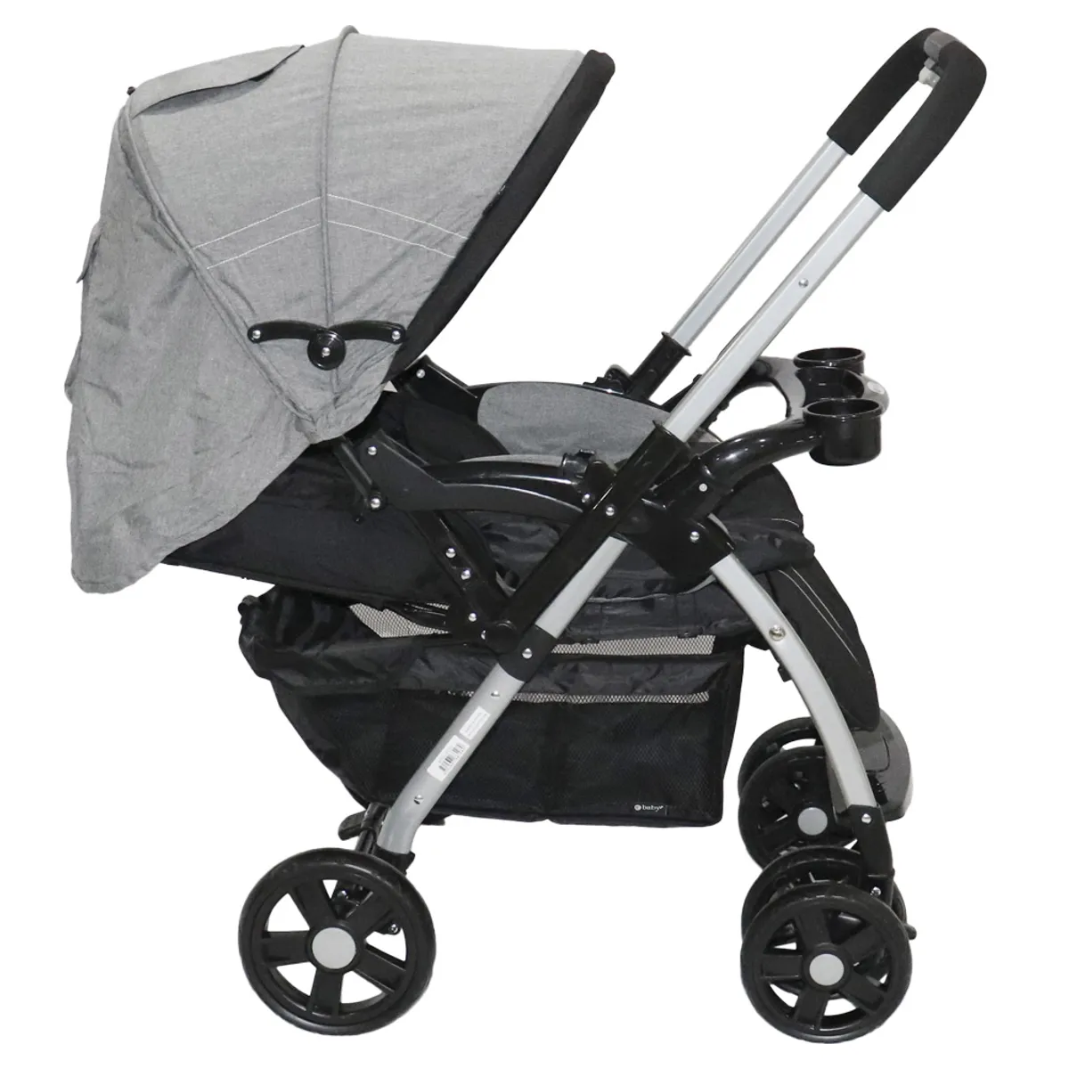 EBABY - Coche de paseo ROSSI GRIS EB1130