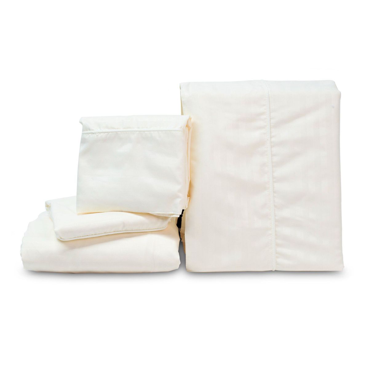 REALTEX - Juego de Sábanas Real Tex Línea Confort Unicolor - Beige