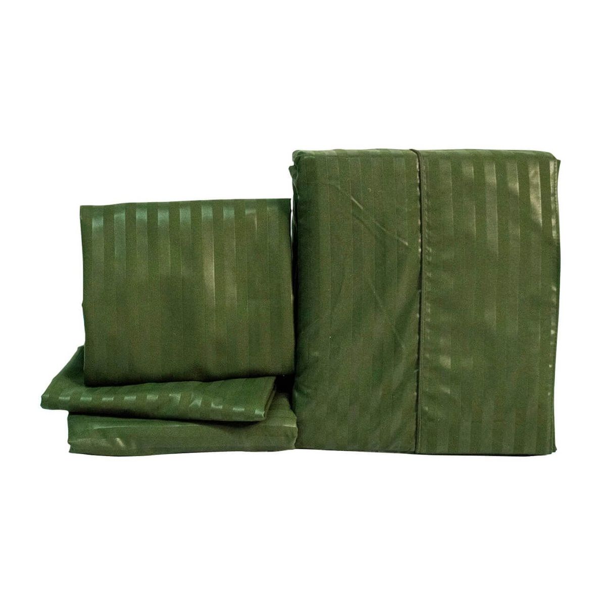 REALTEX - Juego de Sábanas Real Tex Línea Confort Unicolor Verde Oscuro