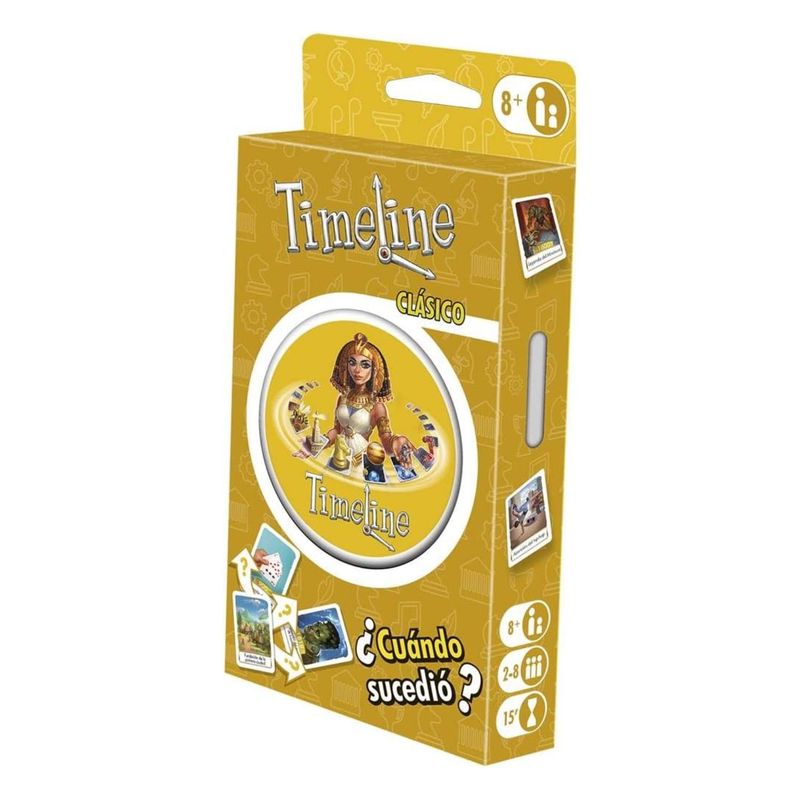 ASMODEE - Juego De Mesa Timeline Clásico Juego En Español Para Adultos