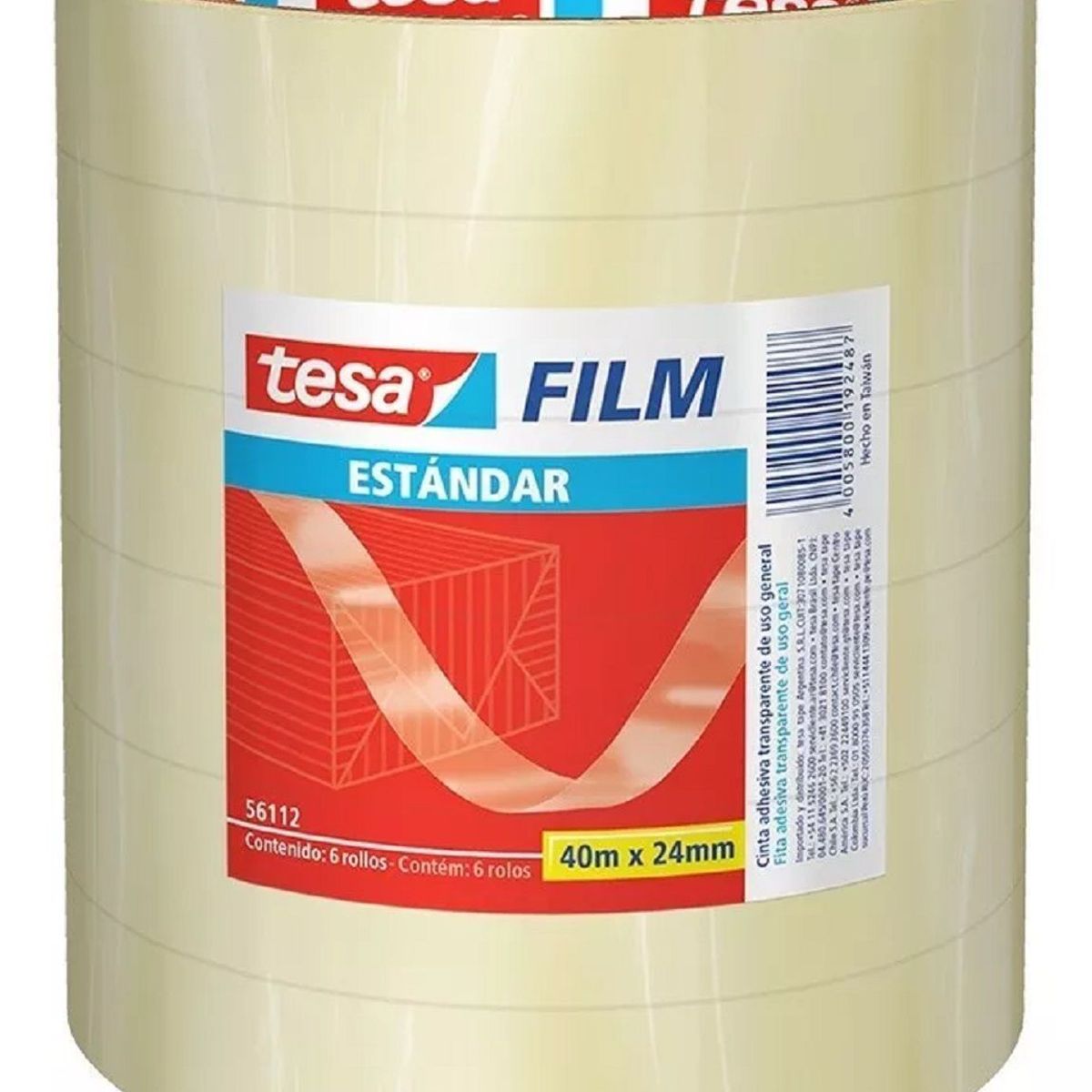 TESA - Cinta Transparente 24 mm. X 40 mt. Tesa x 6 unidades