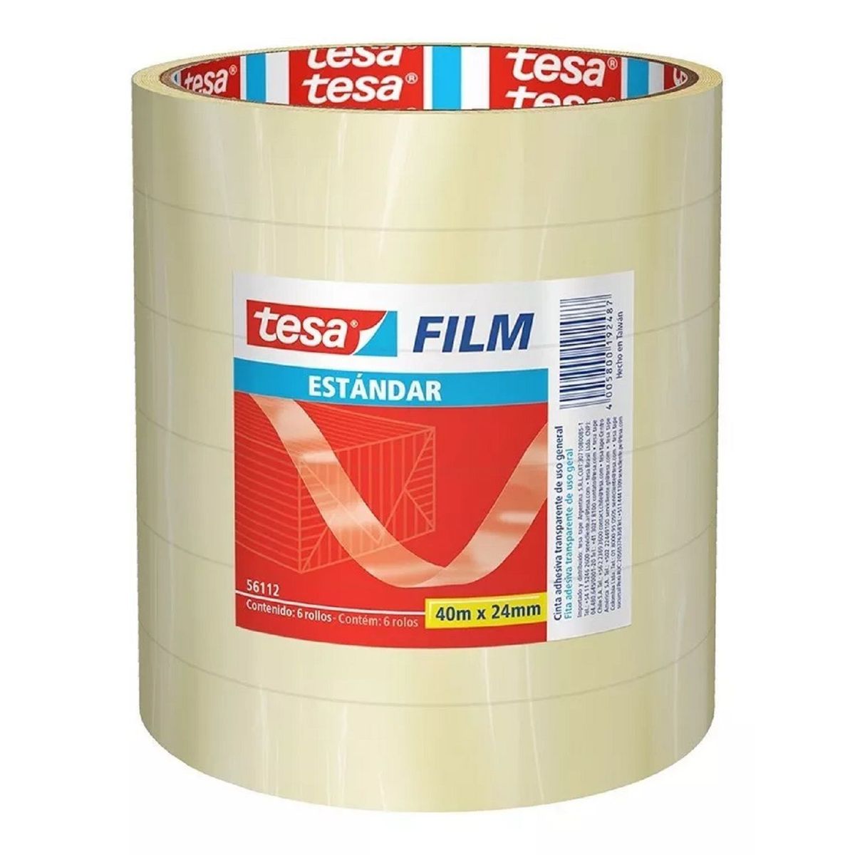 TESA - Cinta Transparente 24 mm. X 40 mt. Tesa x 6 unidades
