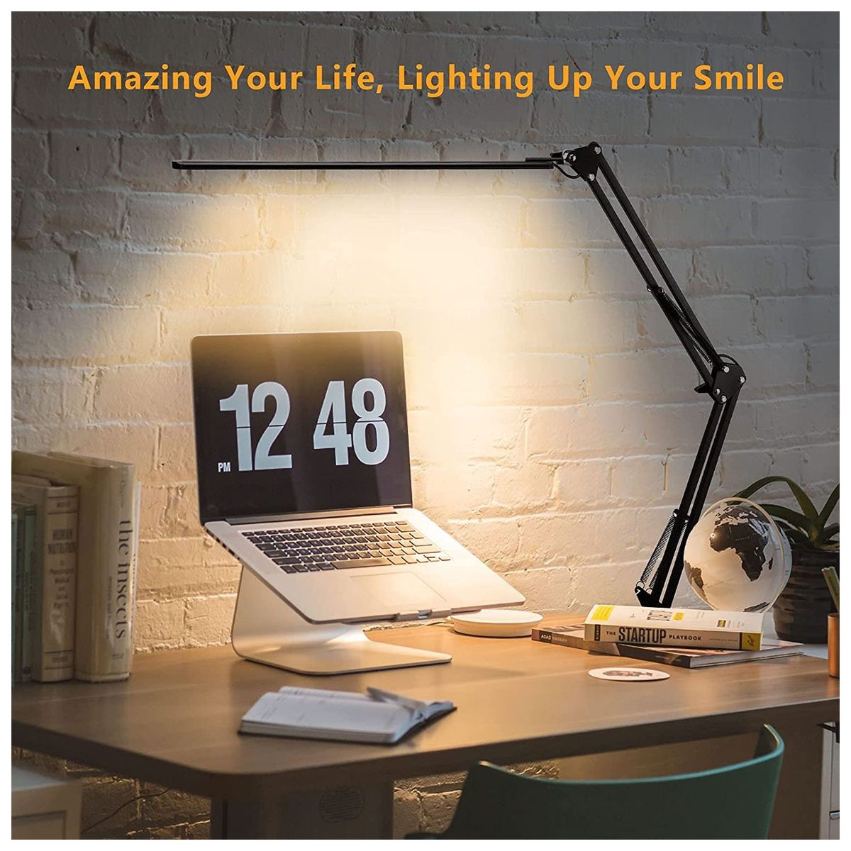 ONE PIXEL - Lampara Led De Escritorio Moderna Con Brazo Ajustable