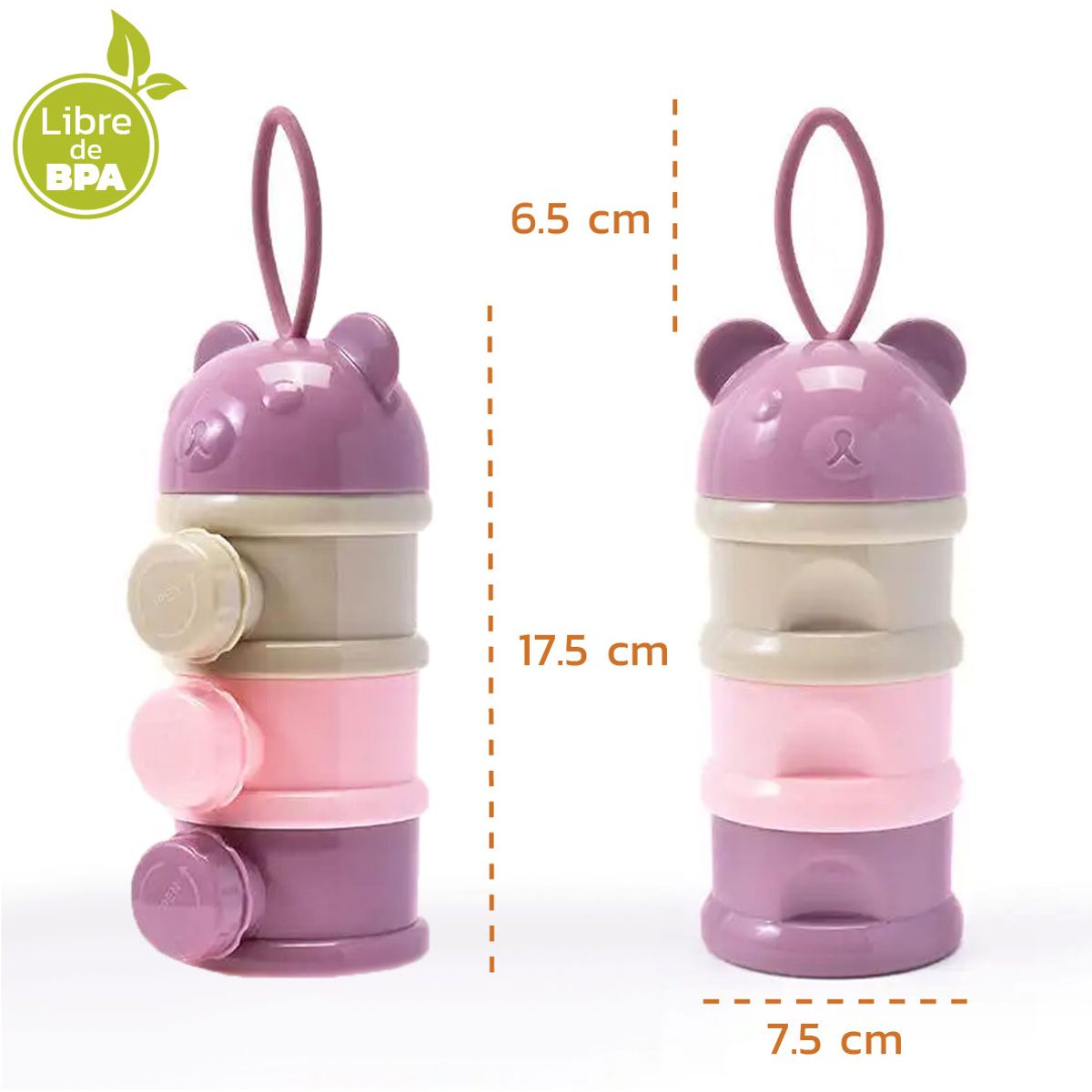 ENFANT'ASY - Dispensador Porta Leche Formula Cereal Bebe Contenedor