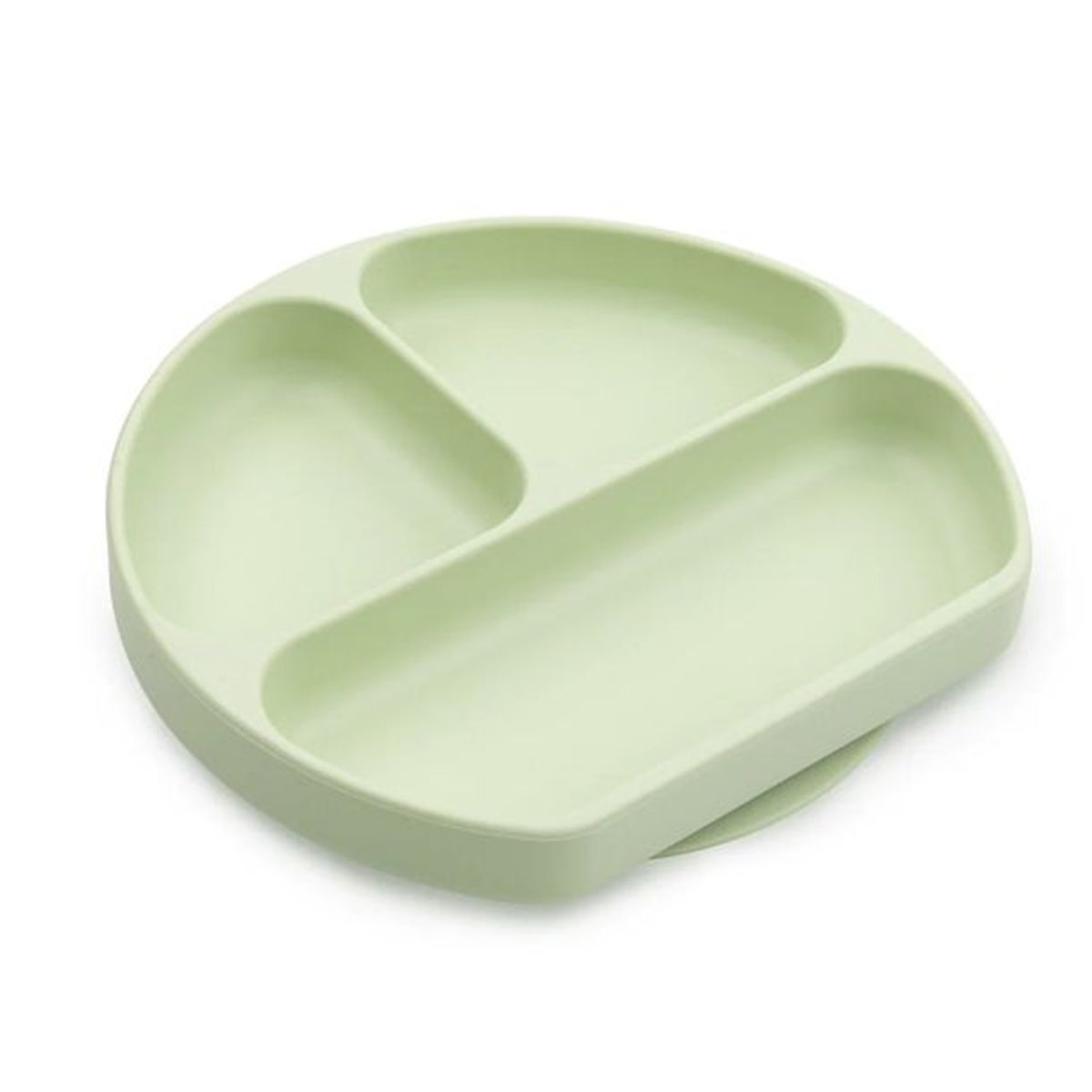 ENFANT'ASY - Plato de silicona hondo antiderrame para bebés y niños