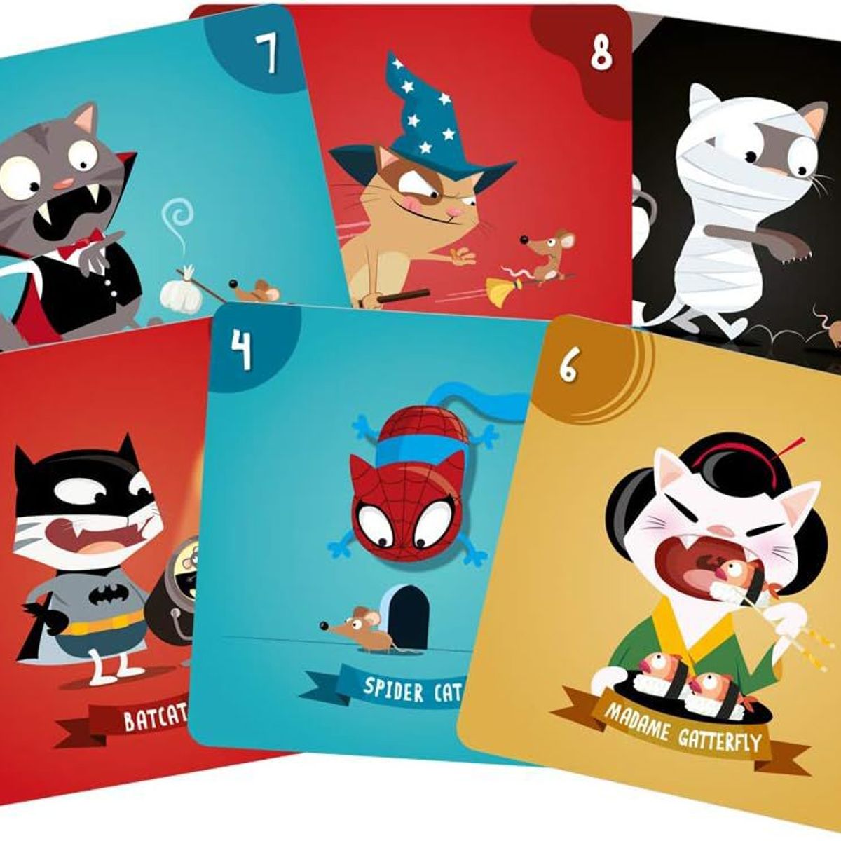 ASMODEE - Juego De Mesa Gatos Locos Juego En Español Adultos Y Niño