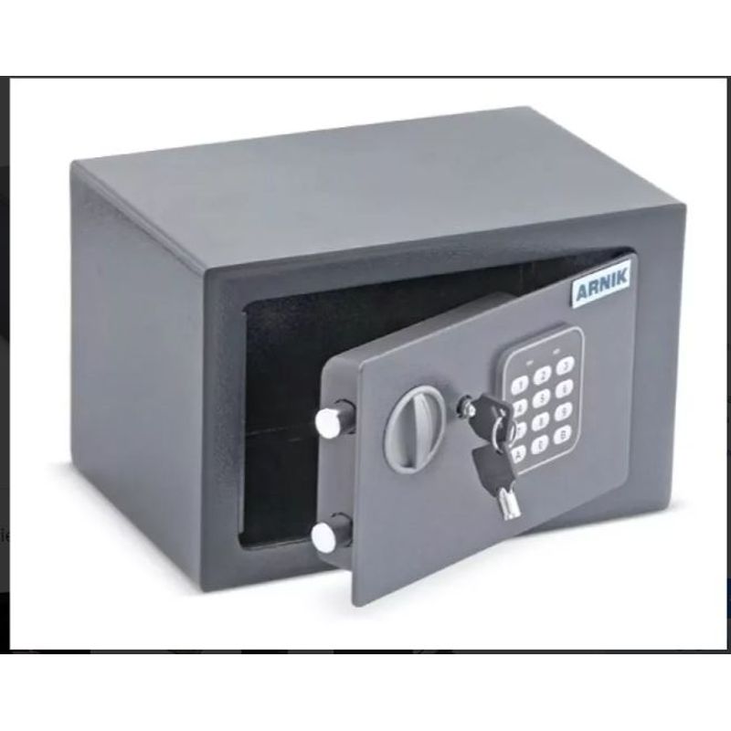 GENERICO - Caja Fuerte con sistema electronico 15x15x20 gris