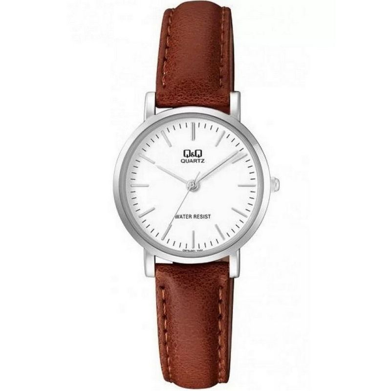 Q&Q - Reloj Q&q Qyq Q979j301y Casual Cuero Mujer Dama + Estuche