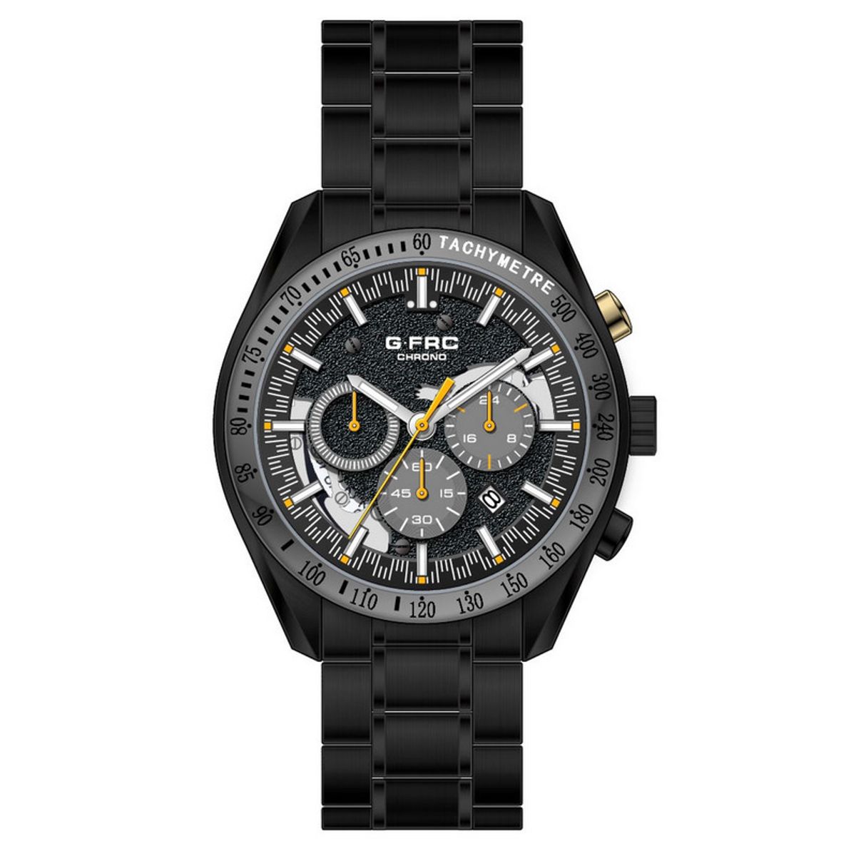 GFORCE - Reloj G-force Original H3715g Cronografo Negro + Estuche