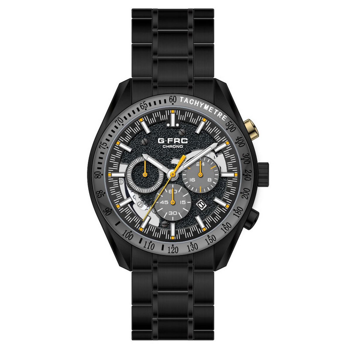 GFORCE - Reloj G-force Original H3715g Cronografo Negro + Estuche