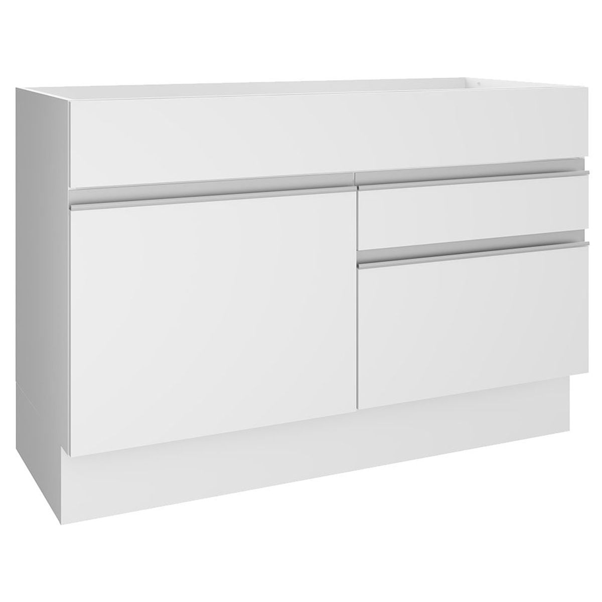 MADESA - Mueble de Cocina Bajo Glamy 1.20 m 1 Puerta 2 Cajones