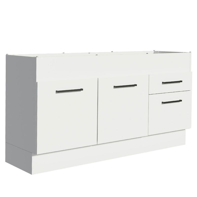 MADESA - Mueble de Cocina Bajo Agata 1.50 m 2 Puertas 2 Cajones