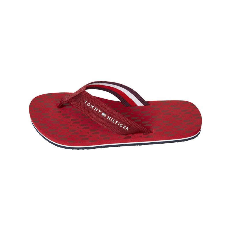 TOMMY HILFIGER - Sandalias rojo con logo Tommy Hilfiger