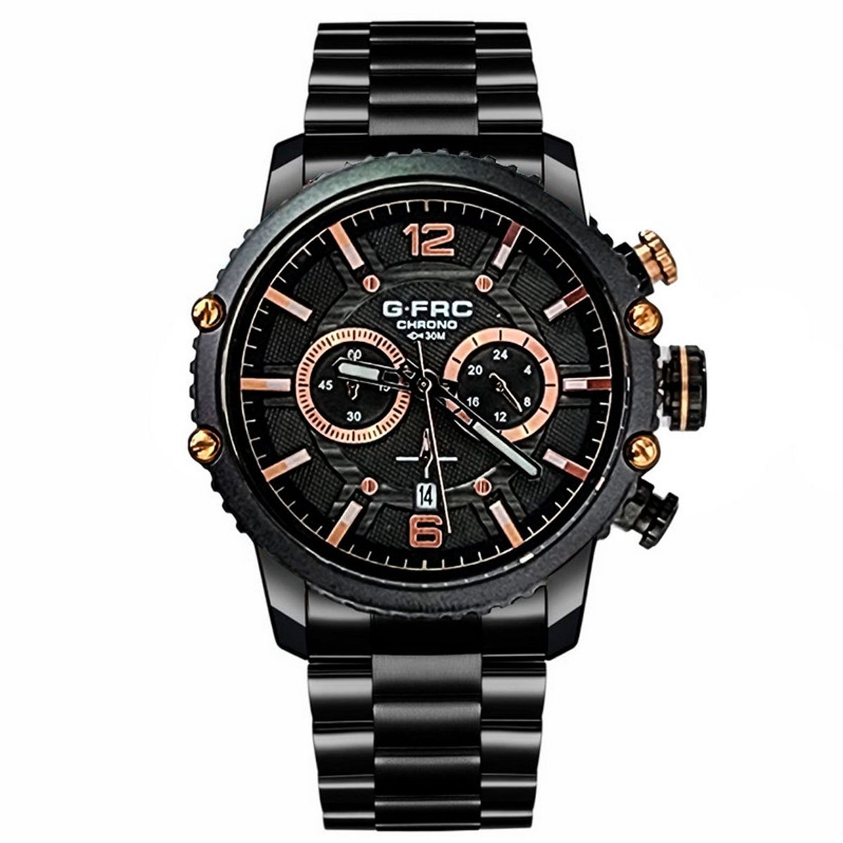 GFORCE - Reloj G-force Original H3835g Cronografo Acero + Estuche