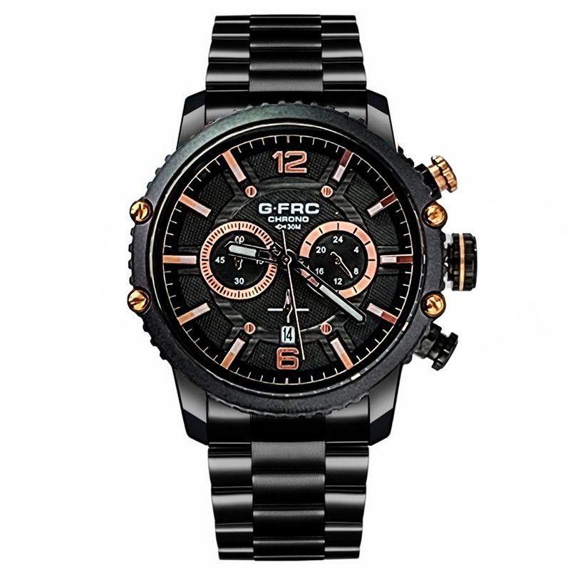 GFORCE - Reloj G-force Original H3835g Cronografo Acero + Estuche